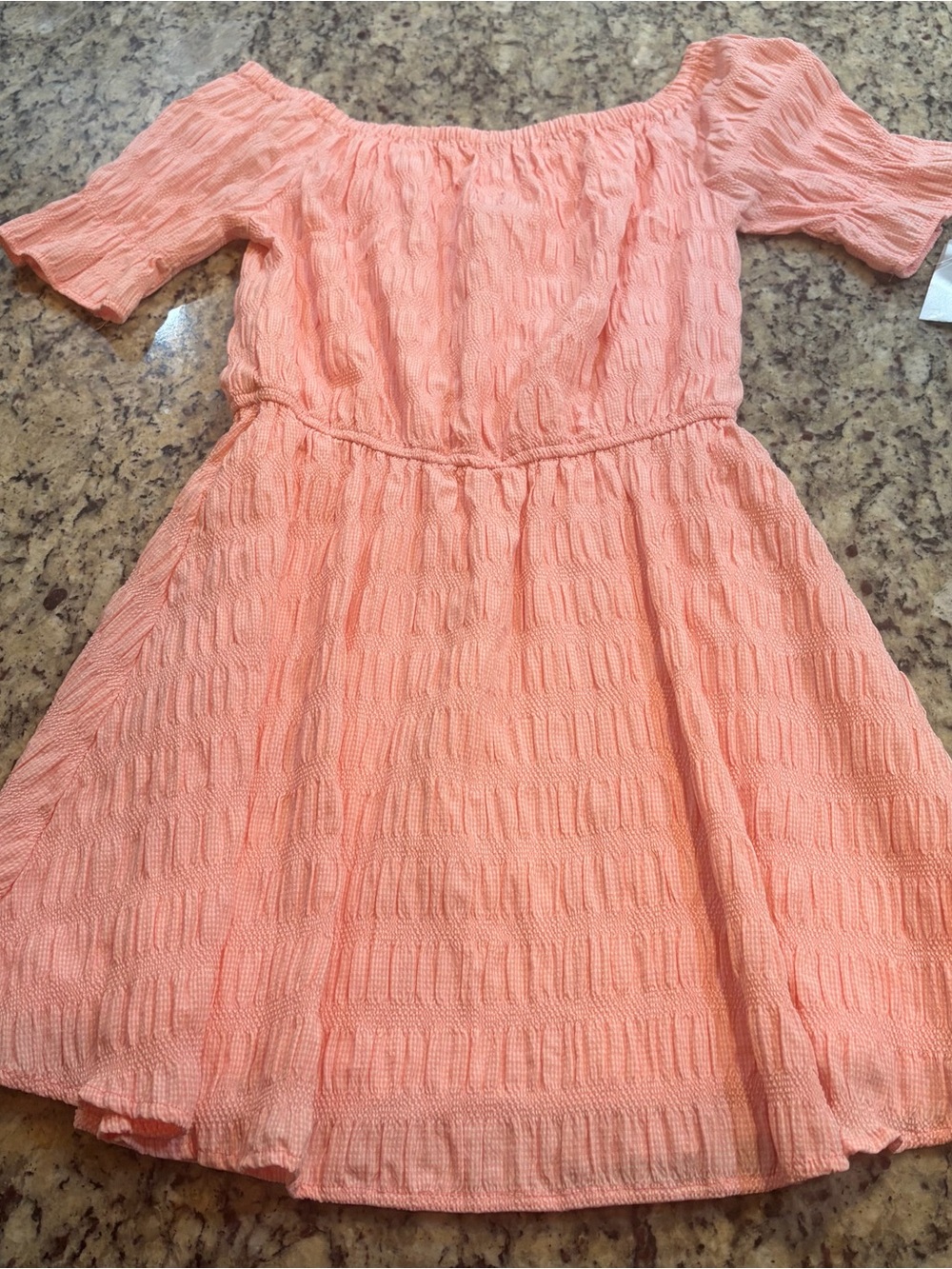 Women’s Pink Off-Shoulder Babydoll Dress